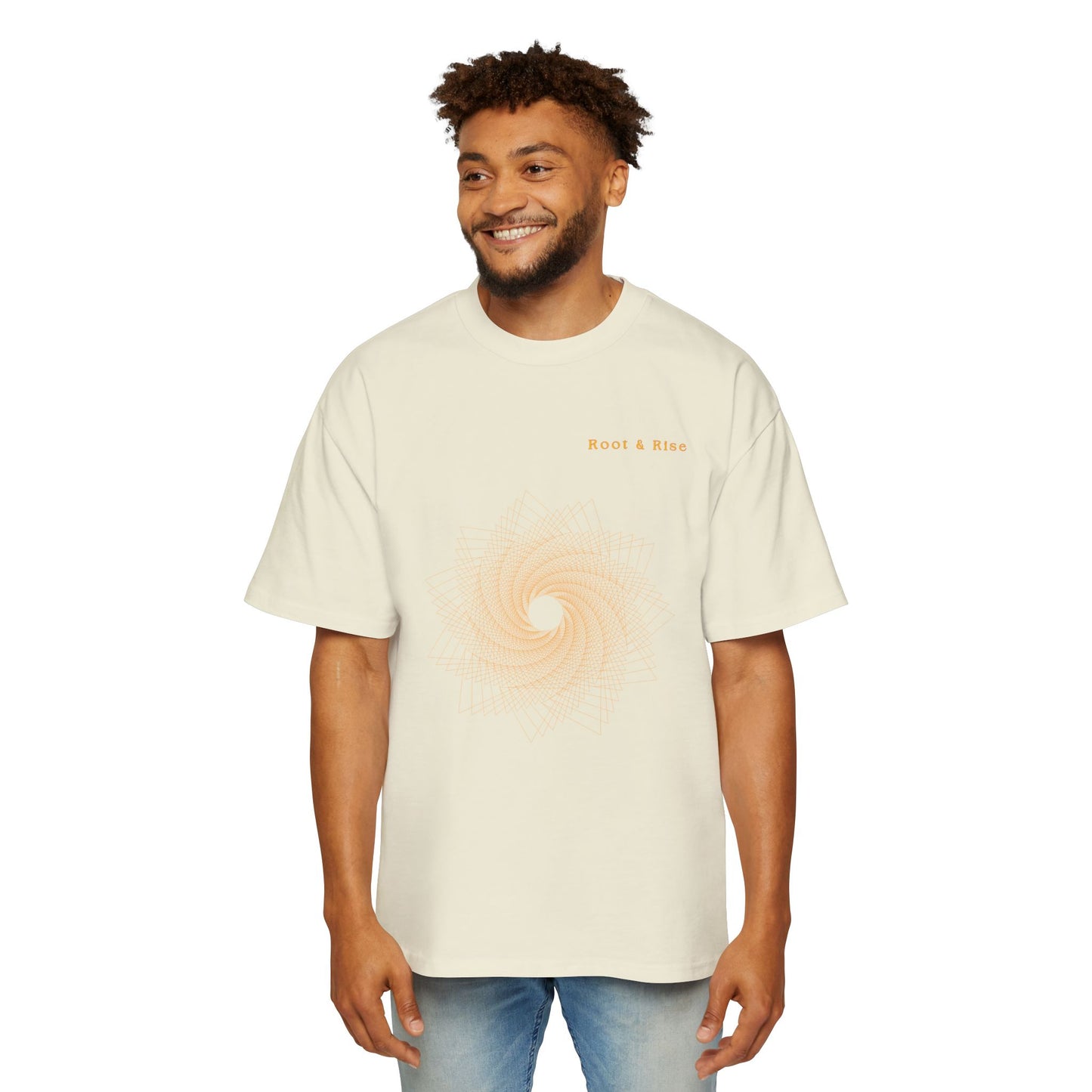 Root & Rise Men's Heavy Oversized Tee